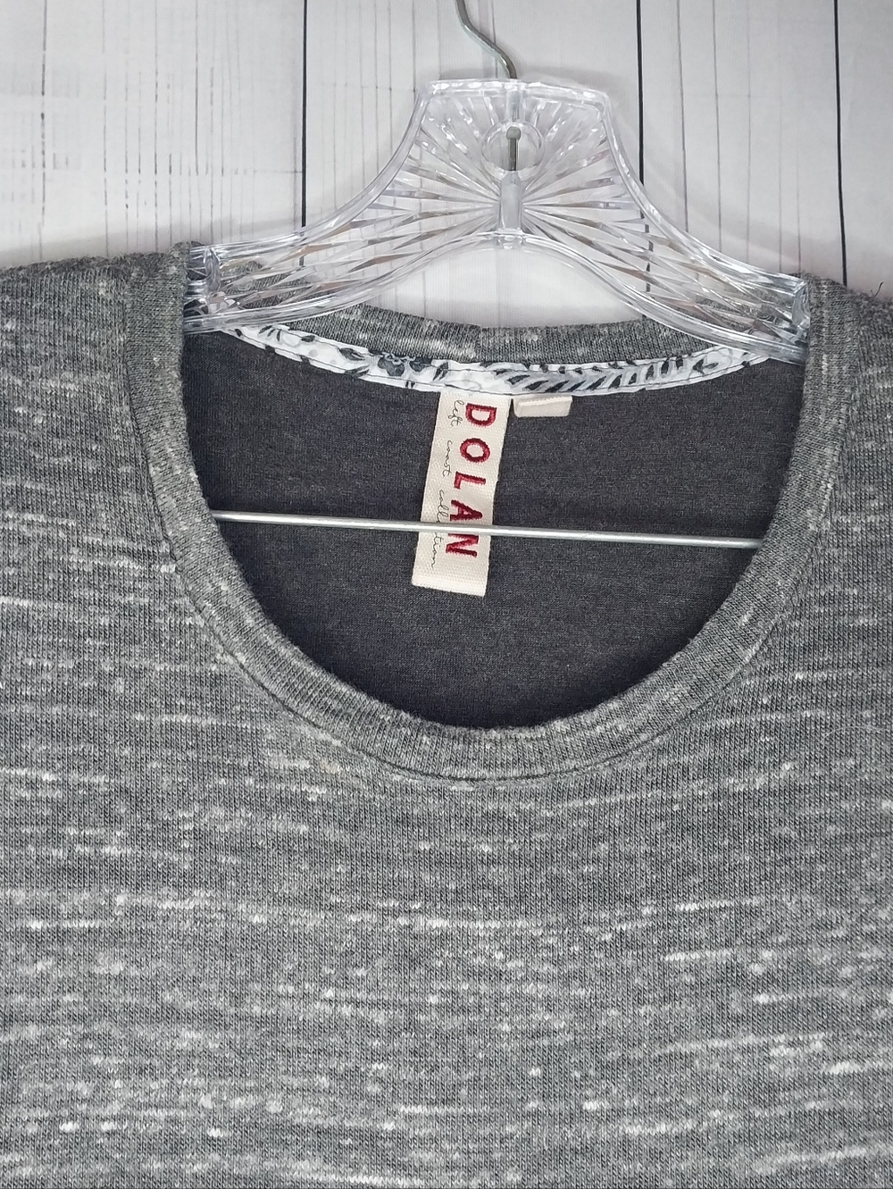 Dolan Athropologie Gray Knit Long-Sleeve Cozy Soft Twist-Hem Casual Chic Dress - Picture 4 of 9
